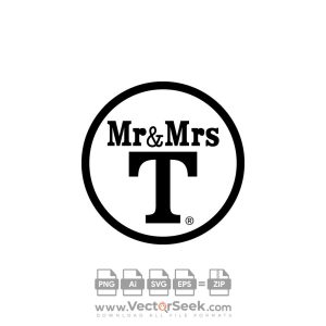 Mr & Mrs T Logo Vector