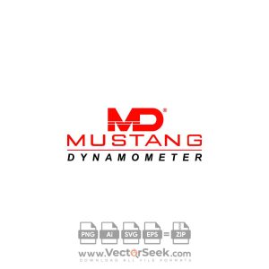 Mustang Dyno Logo Vector
