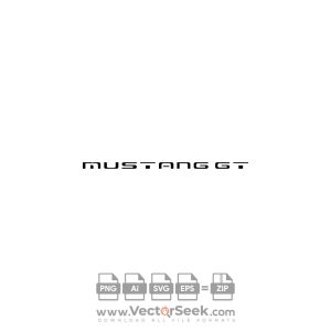 Mustang GT Logo Vector