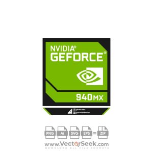 NVidia GeForce 940MX Logo Vector