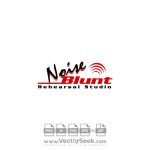 Noise Blunt Rehearsal Studio Logo Vector