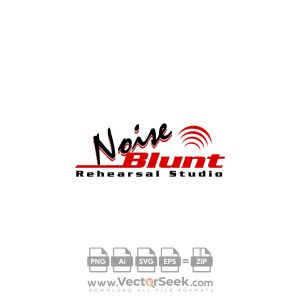 Noise Blunt Rehearsal Studio Logo Vector