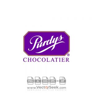 Purdys Chocolatier Logo Vector