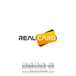 Real Card Logo Vector