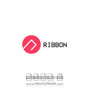 Ribbon Finance Logo Vector