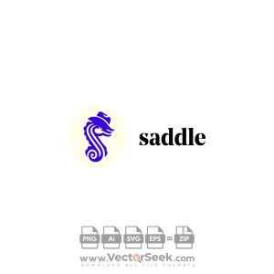 Saddle Finance Logo Vector