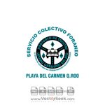 Servicio Colectivo Playa del Carmen Vanes Logo Vector