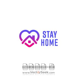 StayHome Logo Vector