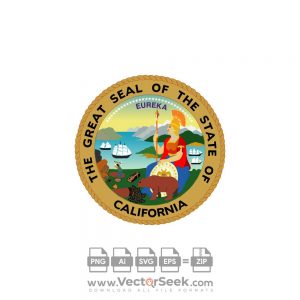 The Great Seal Of The State Of California Logo Vector