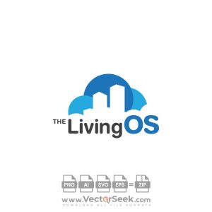 The Living OS Logo Vector