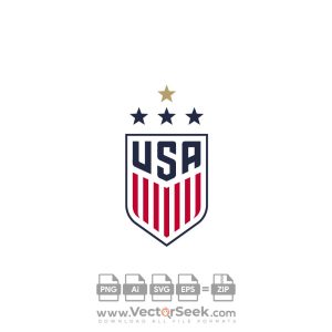 USWNT 4 stars Logo Vector