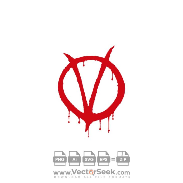V for Vendetta Logo Vector - (.Ai .PNG .SVG .EPS Free Download)