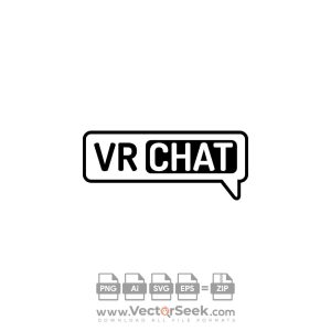 VR Chat Logo Vector