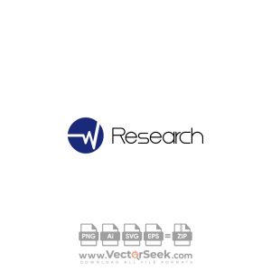 W Research Logo Vector