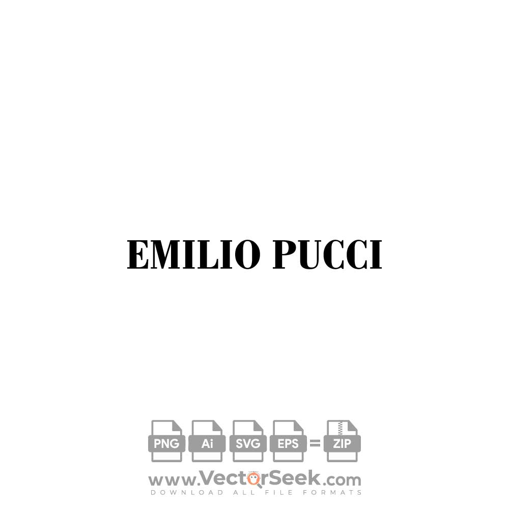10+ Emilio Pucci Logo Png  Emilio pucci, ? logo, Pucci