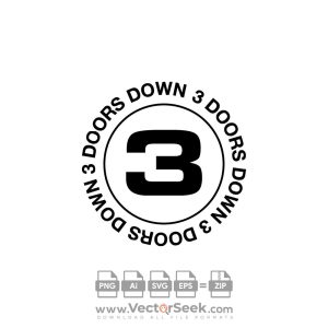 3 Doors Down Logo Vector