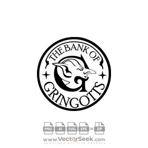 Bank of Gringotts Logo Vector