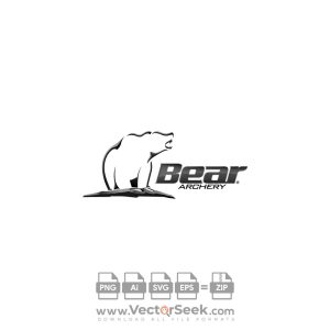 Bear Archery Logo Vector