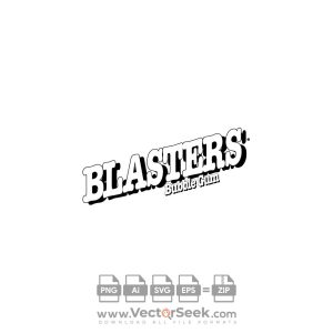 Blasters Bubble Gum Logo Vector