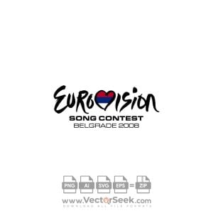 Eurovision Song Contest 2008 Logo Vector