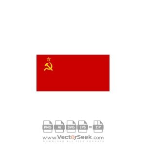 Flag of the Soviet Union Logo Vector