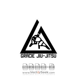 Gracie Family Jiu Jitsu Logo Vector
