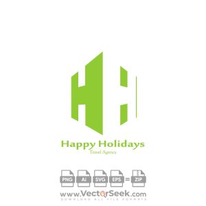 Happy Holidays Logo Vector