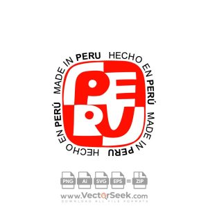 Hecho en Peru Logo Vector