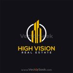 High Vision Real Estate Logo Template