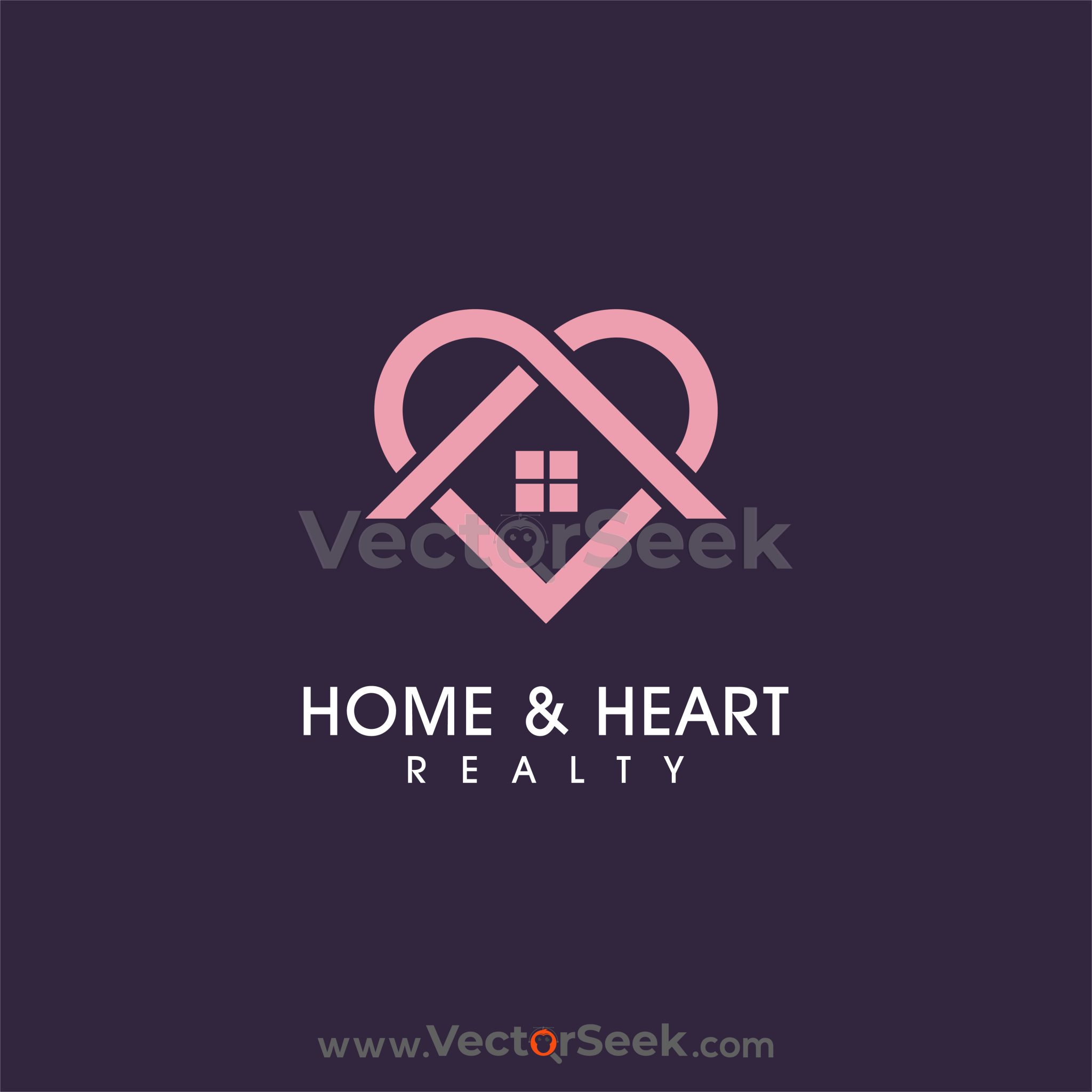 Home & Heart Realty Logo Template (.Ai .PNG .SVG .EPS Free Download)