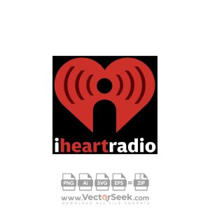 I heart radio Logo Vector