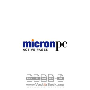 MicronPC Active Pages Logo Vector