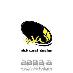 Nick West Design Logo Vector