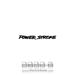 Power Stroke Logo Vector