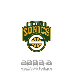 Seattle Sonics 2001 2008 Logo Vector