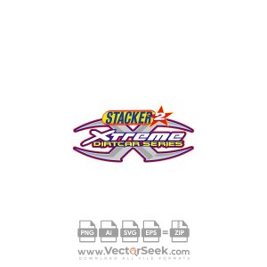 Stacker 2 Extreme Dirtcar Series Logo Vector