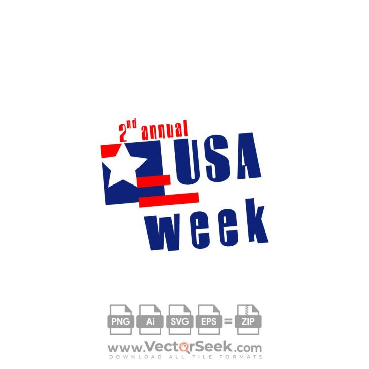USA Week Logo Vector