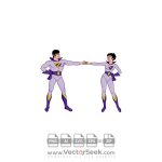 Wonder Twins Logo Vector