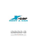 X Car Logo Vector