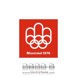 1976 Montreal Summer Olympics Logo Vector