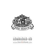 A 1 Tree Service Logo Vector