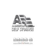 A American Self Storage Logo Vector