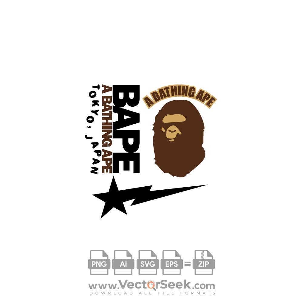 A Bathing Ape Logo Vector - (.Ai .PNG .SVG .EPS Free Download)