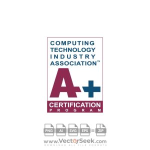 A+ Certification Program Logo Vector