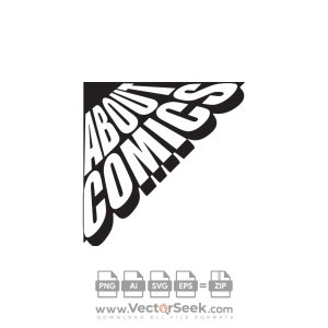 About Comics Logo Vector