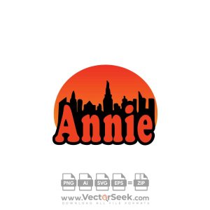 Annie the Musical Logo Vector