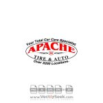 Apache Tire & Auto Logo Vector