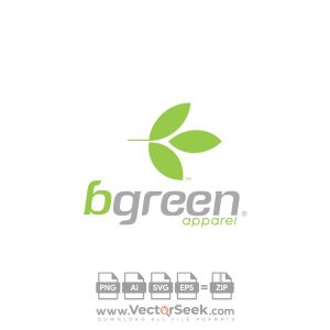BGreen Apparel Logo Vector