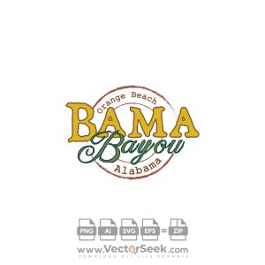 Bama Bayou Logo Vector