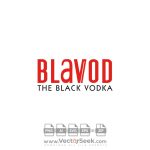 Blavod Black Vodka Logo Vector